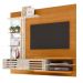 Home Para TV Com Espelho e Prateleiras Cinamomo Off White