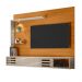 Home Para TV Com LED Porta Deslizante Cinamomo Off White