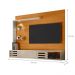 Home Para TV Com LED Porta Deslizante Cinamomo Off White
