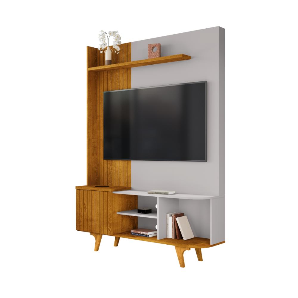 Home TV 55 Polegadas Ilha do Mel Naturalle Fresado Off-White