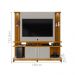 Home para TV Genappe Led Nature/Off/Ripado