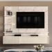 Home para TVs 65" Ripado Milão Calacata Off White