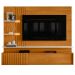 Home para TVs 65" Ripado Milão Cinamomo Off White