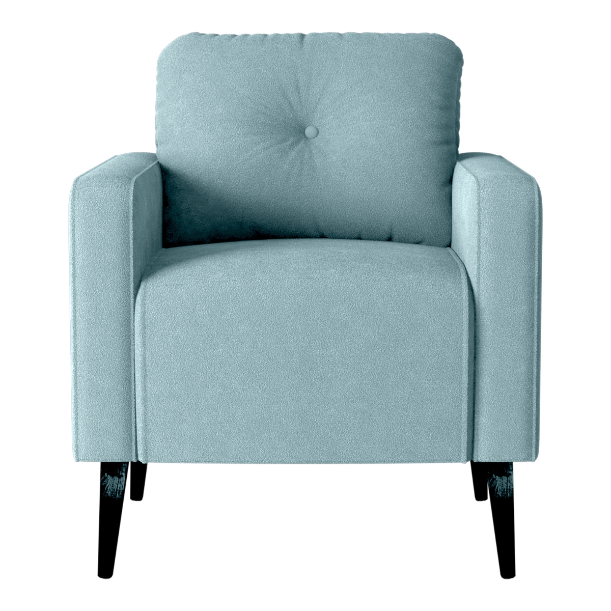Jogo de Poltronas Decorativas Lupin Boucle Azul