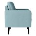 Jogo de Poltronas Decorativas Lupin Boucle Azul
