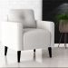 Jogo de Poltronas Decorativas Lupin Boucle Bege