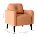 Jogo de Poltronas Decorativas Lupin Boucle Mostarda