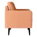 Jogo de Poltronas Decorativas Lupin Boucle Mostarda