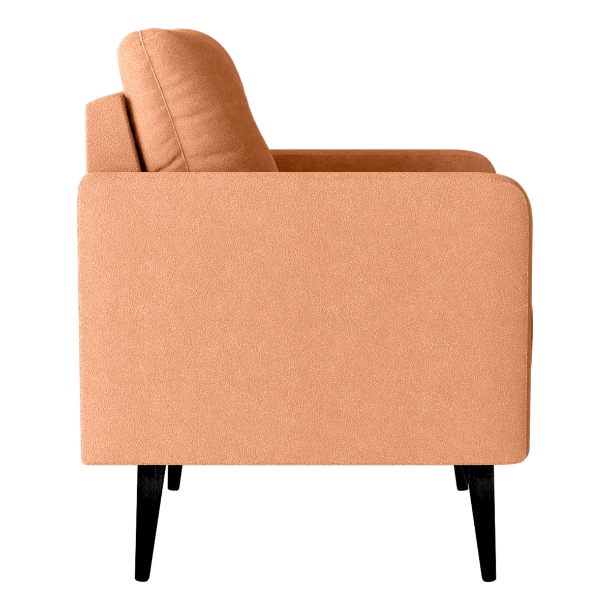 Jogo de Poltronas Decorativas Lupin Boucle Mostarda