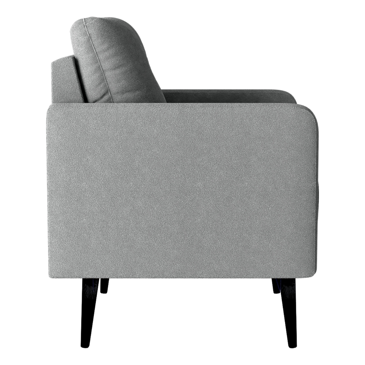Jogo de Poltronas Decorativas Nina Boucle Cinza