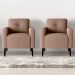 Jogo de Poltronas Decorativas Nina Boucle Marrom