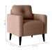 Jogo de Poltronas Decorativas Nina Boucle Marrom
