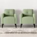 Jogo de Poltronas Decorativas Nina Boucle Oliva