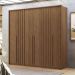 Kit Guarda Roupa 6 Portas e Cômoda Jack Jatoba