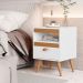 Kit Mesa Cabeceira 2 Unidades Erba Branco Ype