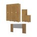 Kit Quarto Açu Nature Brisa Linho Cinza