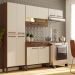 Kit de Cozinha Completo Brest Nogueira Off White