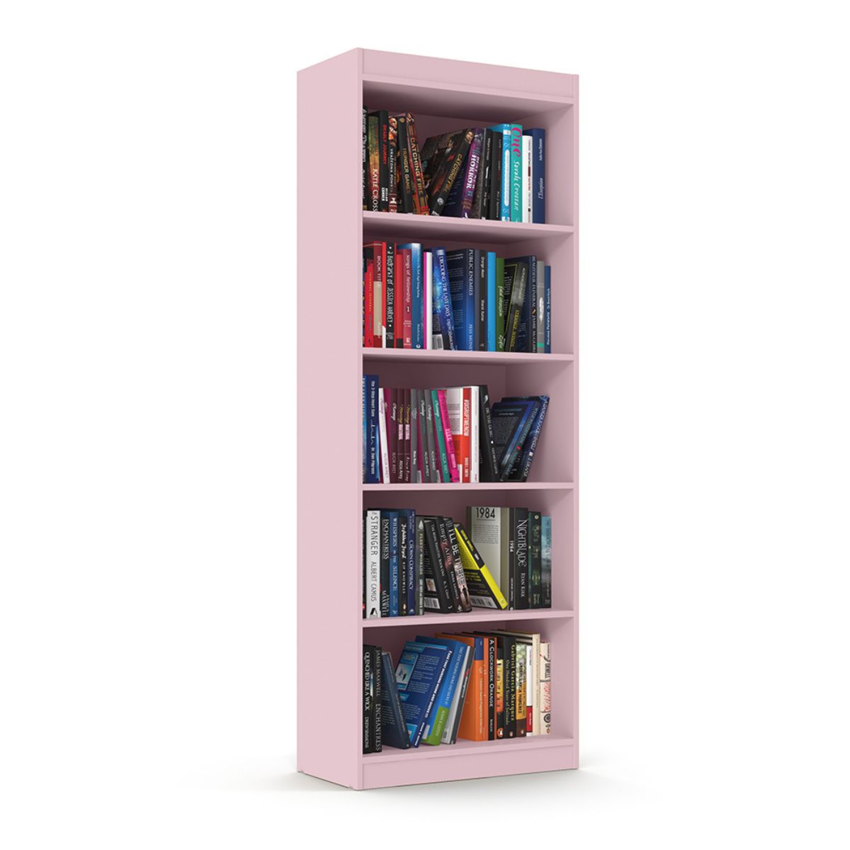 Livreiro com 5 Nichos Trindade Rosa