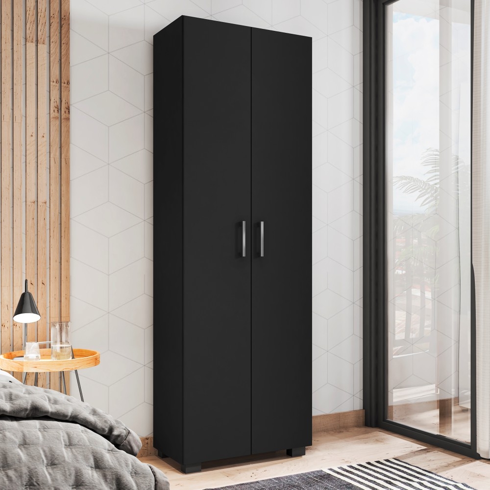 Livreiro com Portas Multiuso Samara Preto
