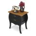 Mesa 2 Gavetas Colina Preto Acetinado Cumarú