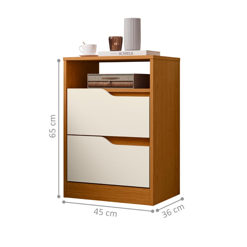 Mesa Cabeceira Australia Freijo Off White