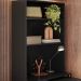 Mesa Com Estante Para Quarto Pequim Preto