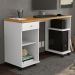 Mesa Computador 1 Gaveta Mari Branco Cinamomo