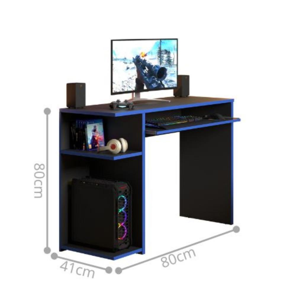 Mesa Computador Gamer Poláris Azul