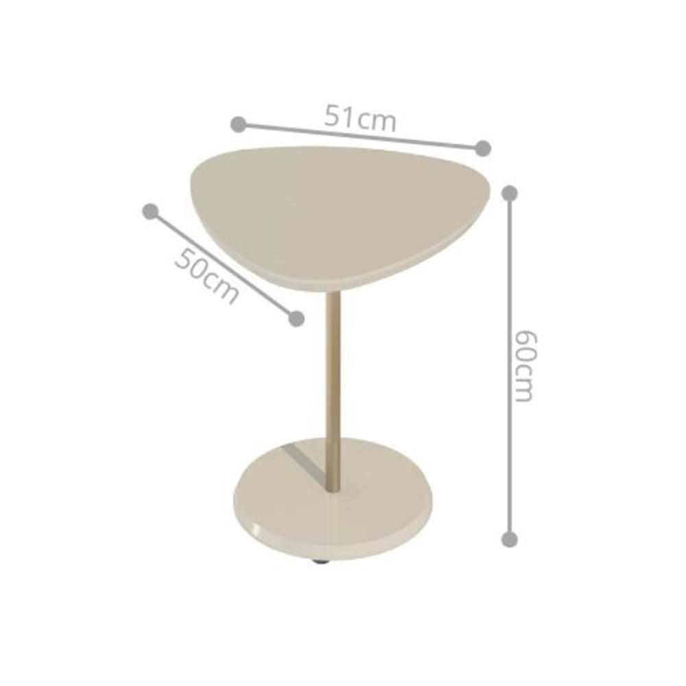 Mesa De Apoio Alta Isadora Off White