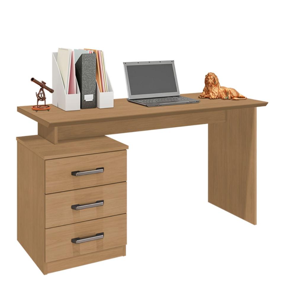 Mesa Escritório 3 Gavetas Brazzaville Nature