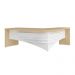 Mesa Executiva em L Galatina Carvalho Branco