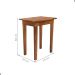 Mesa Lateral Ripada para Sala Mumbai  Castanho