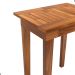 Mesa Lateral Ripada para Sala Mumbai  Castanho