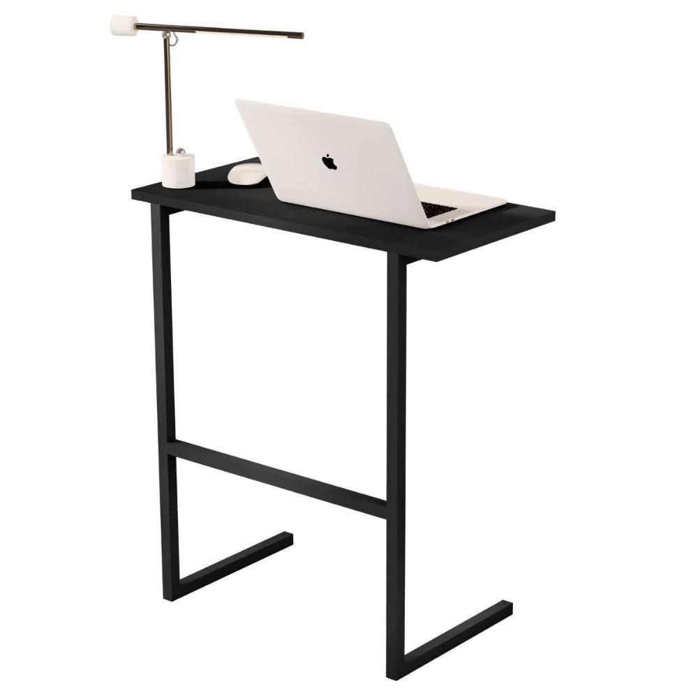 Mesa Notebook Pés Ferro Valência Preto