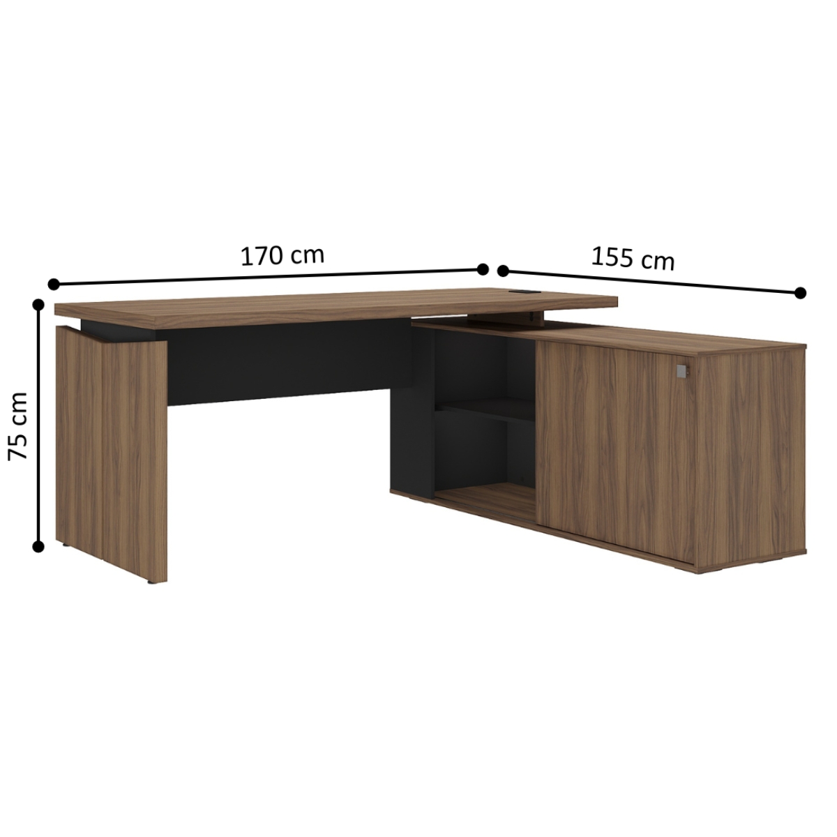 Mesa com Nichos Honduras Freijó Branco