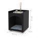 Mesa de Cabeceira Pet Martinez Preto