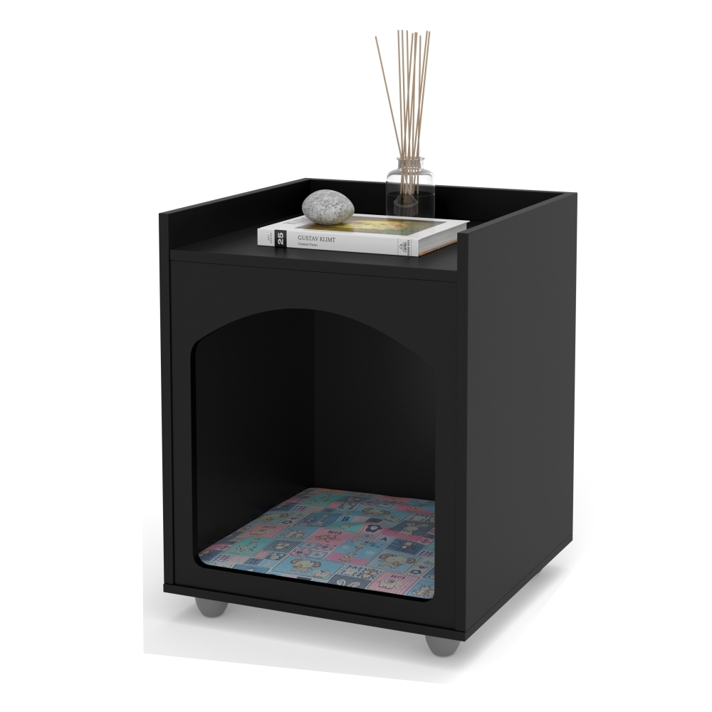 Mesa de Cabeceira Pet Martinez Preto
