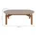 Mesa de Centro Oval Colombo Off White Cedro