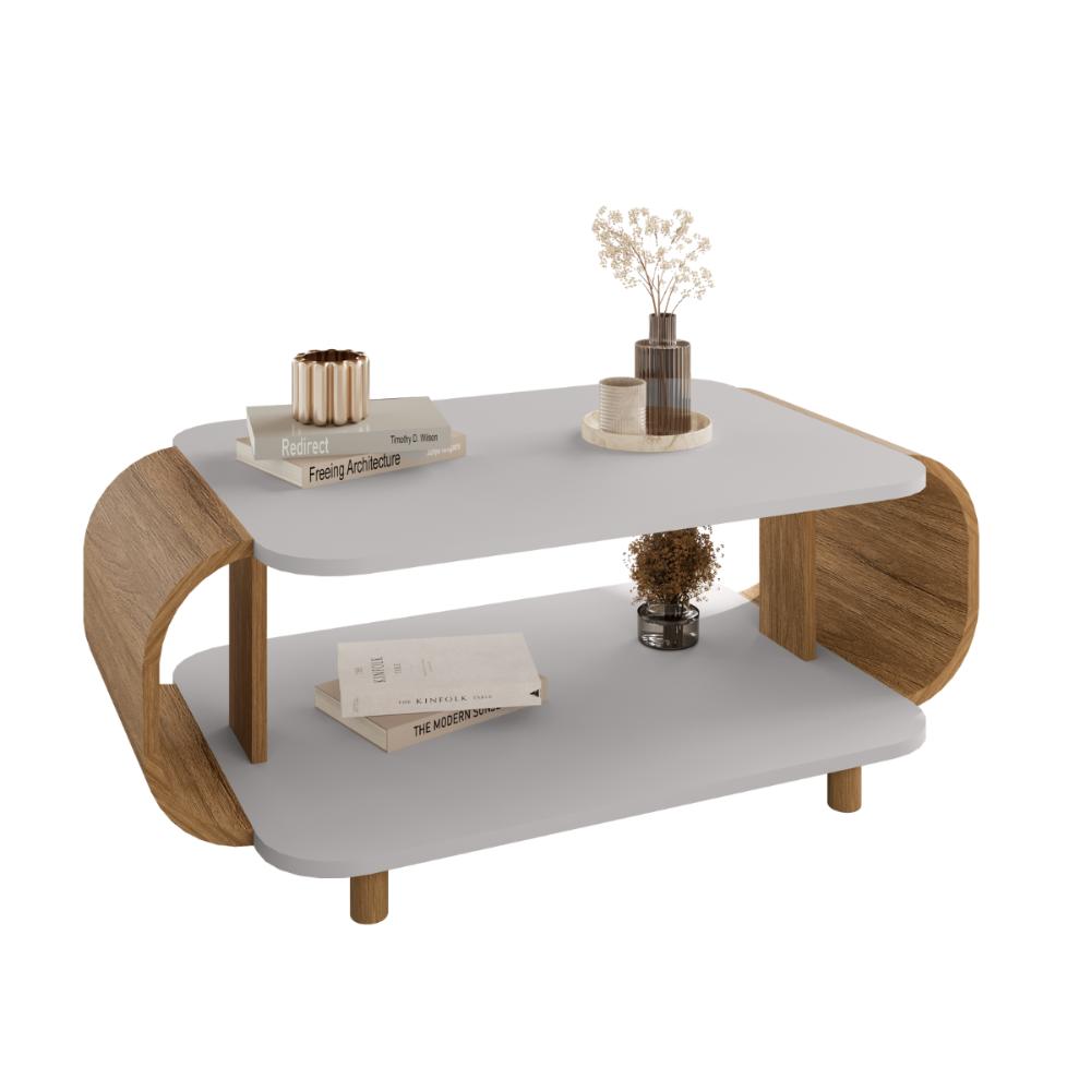 Mesa de Centro Penha Off-White Cinamomo