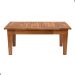 Mesa de Centro Ripada para Sala Egito Castanho