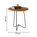 Mesa de Centro para Sala de Estar Haia Nature Preto