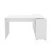 Mesa de Computador em L 8 Nichos Delaware Branco