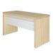 Mesa de Escritório Birkenhead Carvalho Branco