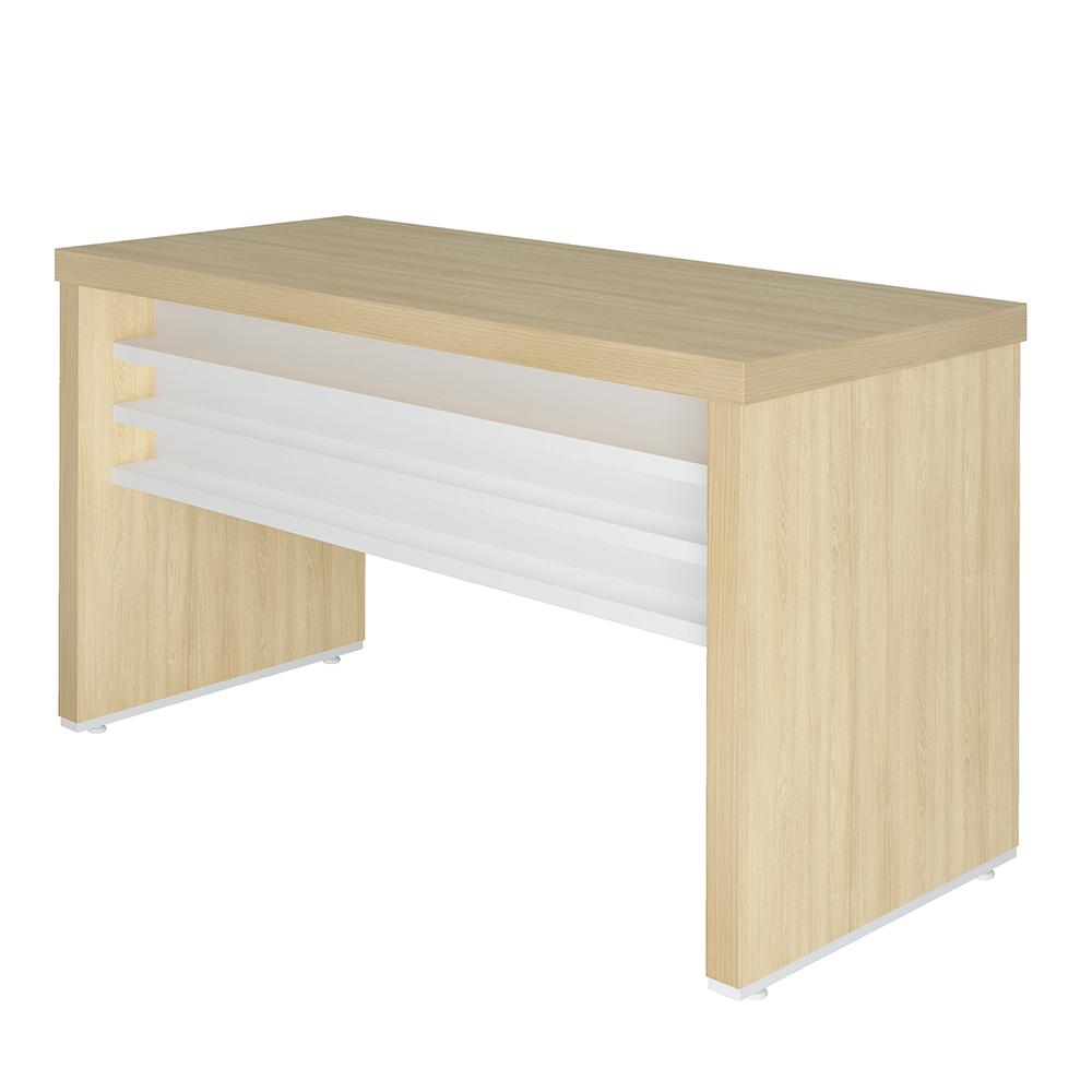 Mesa de Escritório Birkenhead Carvalho Branco