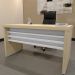 Mesa de Escritório Birkenhead Carvalho Branco