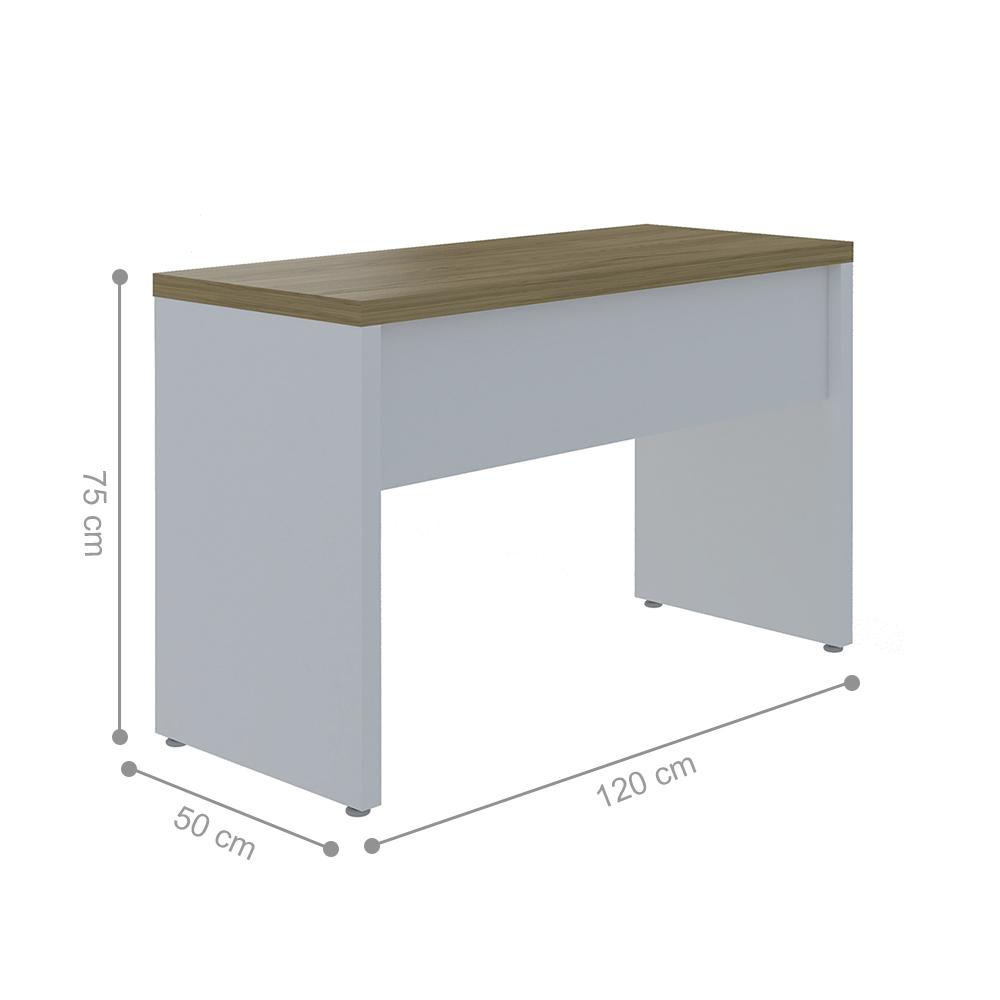 Mesa de Escritório Crawley Olmo Branco