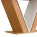 Mesa de Jantar 4 Lugares Curry Carvalho Nobre Off White