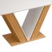 Mesa de Jantar 4 Lugares Curry Carvalho Nobre Off White