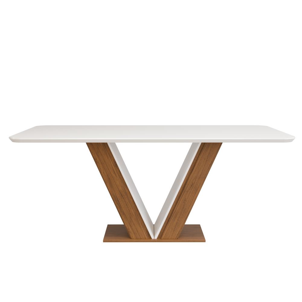 Mesa de Jantar 4 Lugares Curry Freijó Off White
