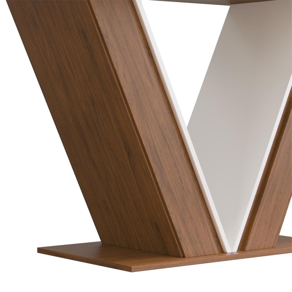 Mesa de Jantar 4 Lugares Curry Freijó Off White